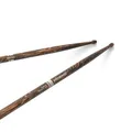 ProMark Schlagzeug Sticks - Rebound 5AB Drum Sticks - FireGrain - Keine übermäßige Vibration - Lackierung, Eichel-Tipp, Hickoryholz - Drum Sticks Set of 4 Paare