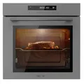 Cecotec Integrierter Backofen 60 cm Bolero Hexa SM406000 Glass Grey . 2900 W, 72 l, 12 Funktionen mit Steak Master, Pizza Master, Steam Assist, Steam EasyClean, Eco- und Defrost-Modus,