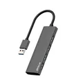 USB Hub 3.0 Verteiler Aluminiumlegierung Ultra Slim Splitter Tragbarer 4 Port