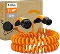 LAPP MOBILITY Spiral-Ladekabel Typ 2, bis zu 11 kW, 5 m, Orange (61799)