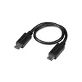 StarTech.com 20,30cm (8") USB OTG Cable Micro USB to Micro USB M/M - USB-Kabel - 5-polig Micro-USB Typ B (M) - 5-polig Micro-USB Typ B (M) - 20,32 cm (USB OTG) - Schwarz (UUUSBOTG8IN)