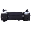 Laufgürtel mit Trinkflasche, Wasserdicht Bauchtasche, Lauf-Gürteltasche mit 2 Flaschen und Kopfhörerloch-Design fur Outdoor Sport, Jogging, Wandern, Fitness