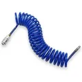 CCLIFE Druckluftschlauch Spiralschlauch 5 Meter 1/4 Zoll für Kompressor Werkstatt