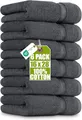 Utopia Towels - Handtücher Set aus Baumwolle - 100% Baumwolle ultraweich und sehr saugfähig, 41x71 cm - 6er Pack (Grau)