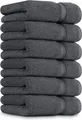 Utopia Towels - Handtücher Set aus Baumwolle - 41x71 cm - 6er Pack (Grau)