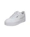 Puma Karmen II Idol Damen-Sneaker, Weiß/Weiß/Silber, 7 UK