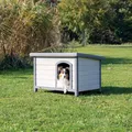 TRIXIE Hundehütte Classic - grau - 85 × 58 × 60 cm