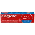 COLGATE - Max White Optic – Zahnpasta – entfernt Plaque und Oberflächenflecken, 75 ml