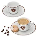 Ritzenhoff & Breker Kaffee-Serie Authentic Italian Größe Espresso-Set 4 TLG. Caffe Authentic Italian