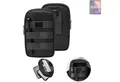 K-S-Trade Handyhülle für TCL 501, Holster Gürtel Tasche Handy Tasche Schutz Hülle dunkel-grau viele