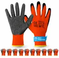 TK Gruppe Timo Klingler 10x Paar EN388 Arbeitshandschuhe Herren - Gr 10-11 (L-XL) - Extra Power Grip - Handschuhe & Gartenhandschuhe - Work Gloves für Garten, Montage & Mechaniker
