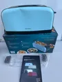 Cecotec Toaster 1500W Blau, 2 lange Schlitze, Edelstahl, "mit Beule" NEU OVP