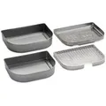 Multifunktions-Erweiterungs-Set für Lumin Compact, Grillrost edelstahl, 4-teilig