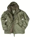 US Nässeschutz mit Fleecejacke,Regenjacke, oliv -NEU-