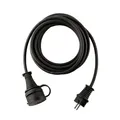 CLE Brennenstuhl VERLÄNGERUNGSKABEL IP44 SCHWARZ 5m 3G1,5 GUMMI SCHUKO
