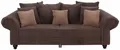 Big-Sofa HOME AFFAIRE "King Henry Mega Sofa, viel Platz, Breite 242cm, Federkern", braun (kakao), B:242cm H:90cm T:103cm