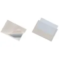 DURABLE Visitenkartentasche selbstklebend transparent, für 1 Visitenkarte,...