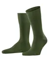 FALKE Herren Socken Tiago M So Fil d´Écosse Baumwolle einfarbig 1 Paar, Grün Cypress 7528, 45-46