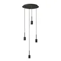 OSRAM Pendelleuchte Hängelampe Decor Needle Plate Anthrazit 4-flammig E27 LED860