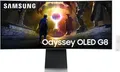 Samsung Odyssey OLED G8 S34DG850SU G85SD Series OLED-Monitor Smart Gaming Curved 86,4 cm 34" 3440 x 1440 UWQHD @ 175 Hz 250 cd/m² 1000000:1 HDR10+ HDR10 0,03 ms 2xHDMI DisplayPort Lautsprecher Silber (LS34DG850SUXEN)