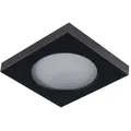 Einbaustrahler FLINI eckig 1x GU5.3 GU10 max. 10W IP44 - schwarz Kanlux 33120