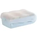 HAN Croco Karteikasten DIN A8 PP (Polypropylen) Pastellblau Set 1 Box + 100 Karten