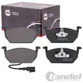 ABS BREMSBELÄGE VORNE passend für AUDI A1 A3 SEAT ARONA IBIZA LEON SKODA FABIA K