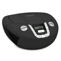 TechniSat VIOLA CD-1 - tragbare CD Boombox (UKW Kinderradio, CD Player, Bluetooth Empfang, AUX, 2x 1 Watt RMS, Netz und Batteriebetrieb) schwarz