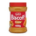 Lotus Biscoff | Süßer Brotaufstrich | Cremig | Karamellisierter Keksgeschmack | Vegan | Nussfrei | Kein Zusatz von Aromen oder Farbstoffen | PET Glas | 400g