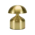 Luxus - Tischlampe Touch Mini - Vicky - Gold - H14 x Ø10 - Terrassenlampe - Schreibtischlampe - LED - Wiederaufladbar - Dimmbar - Kabellos - Tischlampe für innen und außen