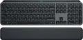 Logitech MX Keys S Plus mit MX Palm Rest (Graphite) / Beleuchtete Tastatur / Ergonomisch / Kabellos