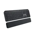 Logitech MX Keys S Plus kabellose Tastatur MX Palm Rest Low, German QWERTZ, Grau
