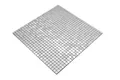Mosani Mosaikfliesen selbstklebend Mosaik Metall Alu silber matt gebürstet Fliese