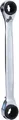 KS-Tools 4 in 1 GEARplus umschaltbar Doppel-Ratschenringschlüssel, 16x17x18x19mm 720415