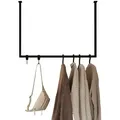 Metallbude Kleiderstange RUBI, Garderobenstange für Jacken, Mäntel und Kleidung, Stabile Konstruktion schwarz 100 cm x 80 cm