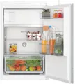 Bosch KIL22NSE0 Einbau-Kühlschrank Serie 2, integrierbarer Kühlautomat mit Gefrierfach 88x56 cm, 104L Kühlen, 15L Gefrieren, MultiBox XXL, LED-Beleuchtung, EcoAirflow, SuperCooling,Weiß