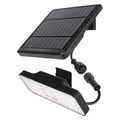 EMOS - LED Solarlampe SUNNO für Außen mit Bewegungsmelder - Solar Wandleuchte für Haus/Garten mit 1,8m Kabel - 120° Sensor-Reichweite 6m - 3 Lichtmodi, Helligkeit max. 1300lm, Neutralweiß - schwarz