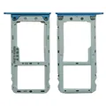 Wigento Für Xiaomi Redmi Note 5 Karten Halter SIM Tray Schlitten Holder Ersatzteil Blau