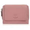 Portemonnaie für Damen aus Leder rosa groß mit horizontaler Ausrichtung mit RFID Paolo Peruzzi SL-07-PI