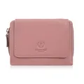Damengeldbörse Leder rosa groß horizontal mit RFID Paolo Peruzzi SL-07-PI