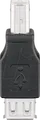 GOOBAY 50291 - USB 2.0 Adapter, B-Stecker > A-Buchse, Schwarz