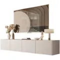 Lookway Hängeschrank, Kaschmir, Holzwerkstoff, Uni, Rechteckig, 200x36x40 cm, Wohnzimmer, Wohnwände, Lowboards, Lowboards stehend