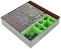 Feldherr Organizer kompatibel mit HeroQuest (2021): Der Dschungel von Delthrak - Brettspielbox - Sortierbox zum Aufbewahren von Figuren + Zubehör der Erweiterung