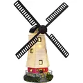 Solar Windmühle mit LED Licht für außen | die besondere Solarleuchte für den Garten | automatische Ein- und Ausschaltung | ca. 53 cm