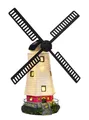 LED Solar Windmühle Garten Deko Leuchte Windrad Solarleuchte Teich Balkon