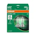Osram ULTRA LIFE, H7, halogen headlight lamps, Hanging folding box (2 lamps)