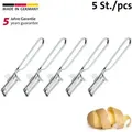 Westmark Universal-Sparschäler/Pendelschäler mit geschärftem Ausstecher, Profi-Großpackung, 5 Stück, 15,5 x 3,5 cm, Edelstahlklinge, Famos, Metal