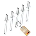 Westmark 5 Universal-Sparschäler/Pendelschäler mit geschärftem Ausstecher, Edelstahlklinge, Famos, Metall/Verchromt, 106122E3
