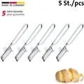 Westmark Famos Pendelschäler 5 Stück Edelstahlklinge Metall Verchromt