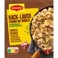 Maggi Fix für Hack Lauch Pfanne mit Nudeln herzhaft mit Specknote 42g